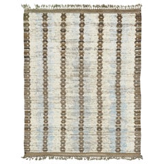 Nazmiyal Collection Geometric Modern Distressed Rug  7 ft 7 in x 9 ft 8 in