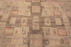 Nazmiyal Collection Geometric Modern Moroccan Rug. 15 ft 7 in x 20 ft 8 in