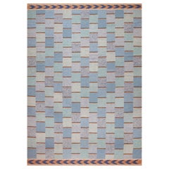 Nazmiyal Collection Geometric Modern Swedish Design Flatwoven Rug 10' x 14'2"