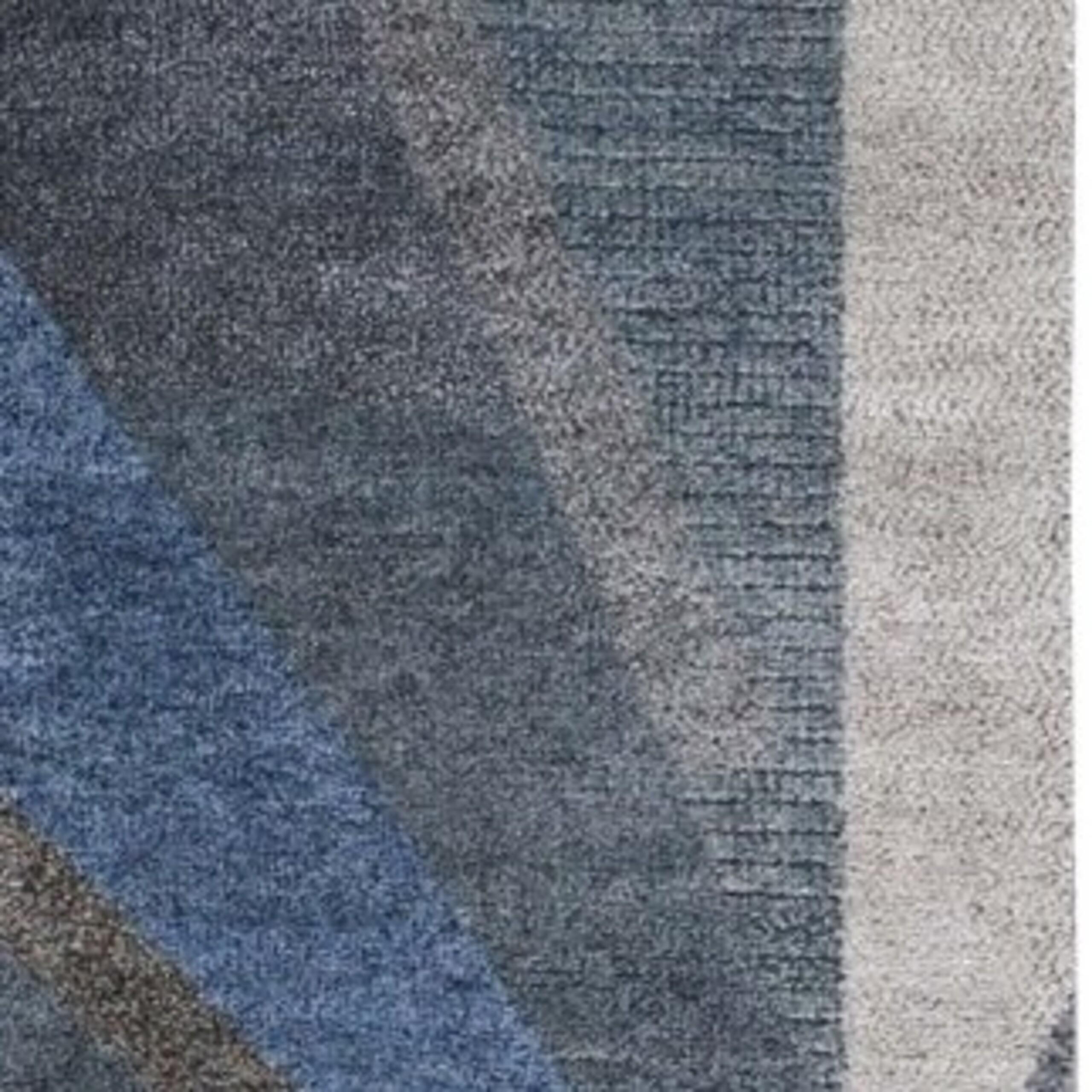 Nazmiyal Collection Geometric Modern Transitional Rug. 7 ft 5 in x 11 ft 3