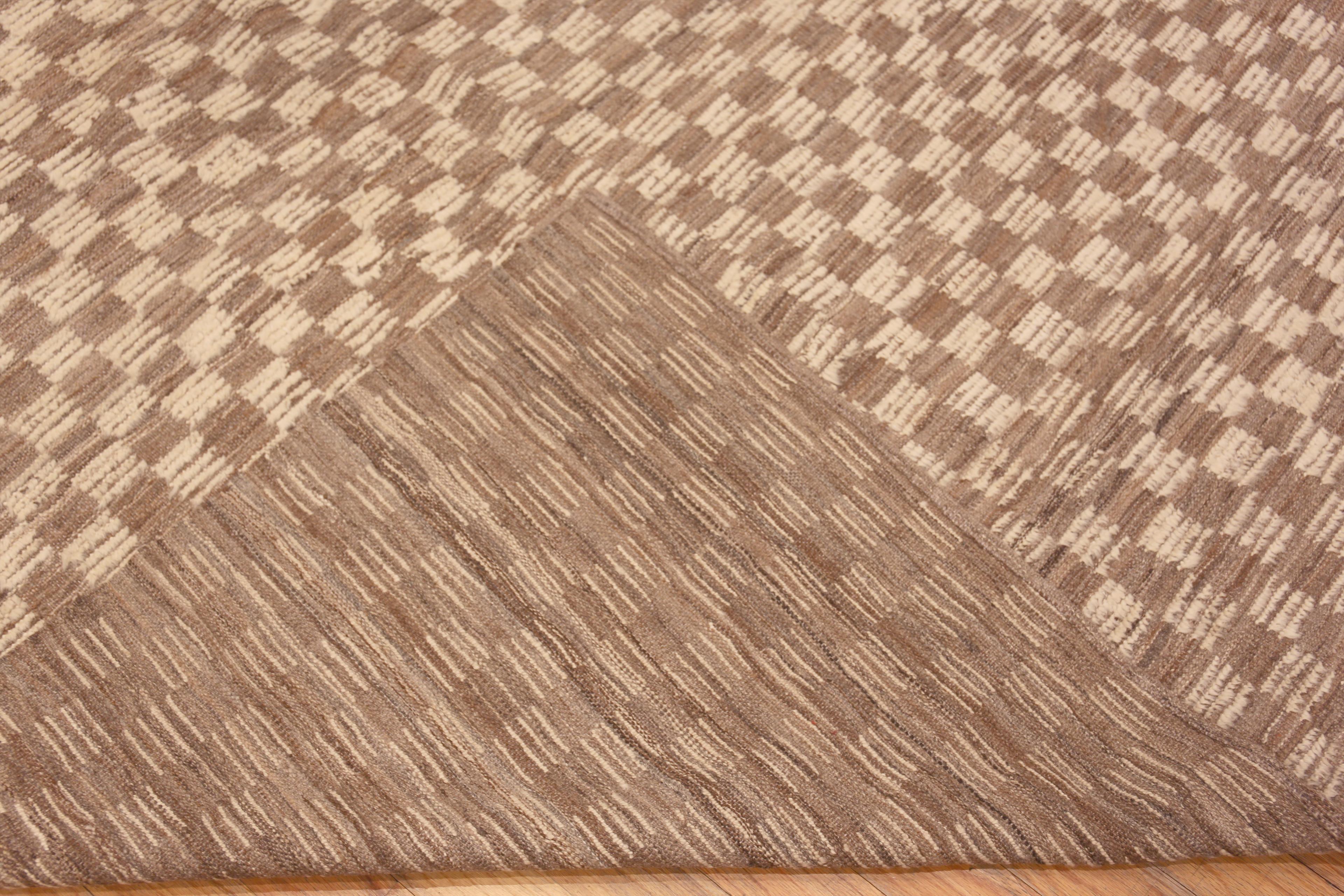 Nazmiyal Kollektion Moderner großer Teppich in Großformat 12' x 15' mit geometrischem Muster (21. Jahrhundert und zeitgenössisch) im Angebot