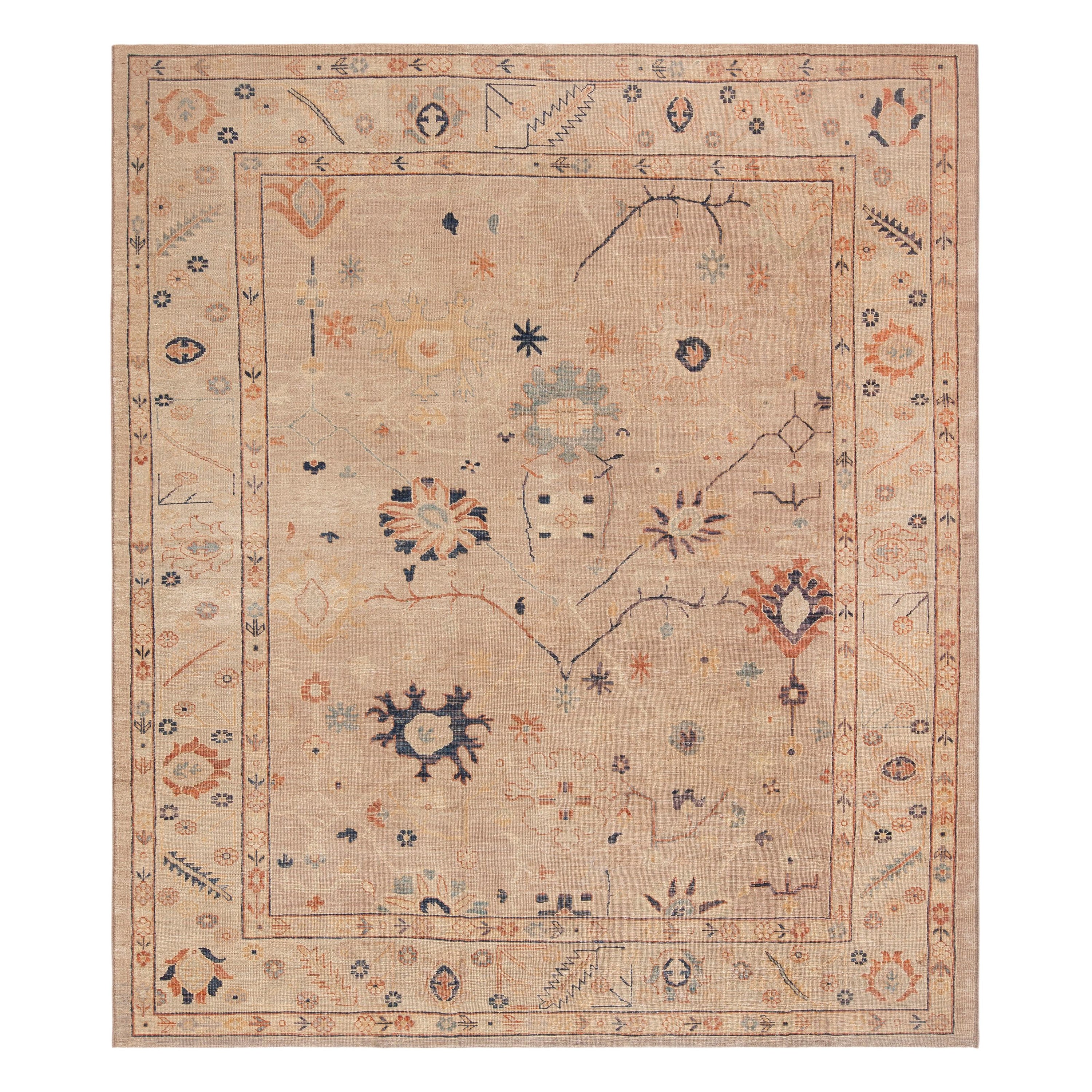 Collection Nazmiyal Splendido tappeto turco moderno di design/One 8'6" x 9'9"