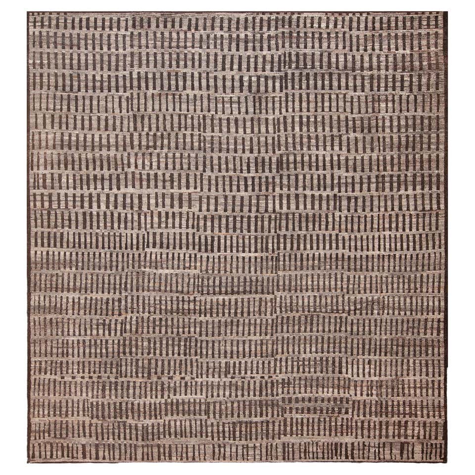 Nazmiyal Collection Tribal Design Modern Neutral Color Area Rug 9' x 10 ...