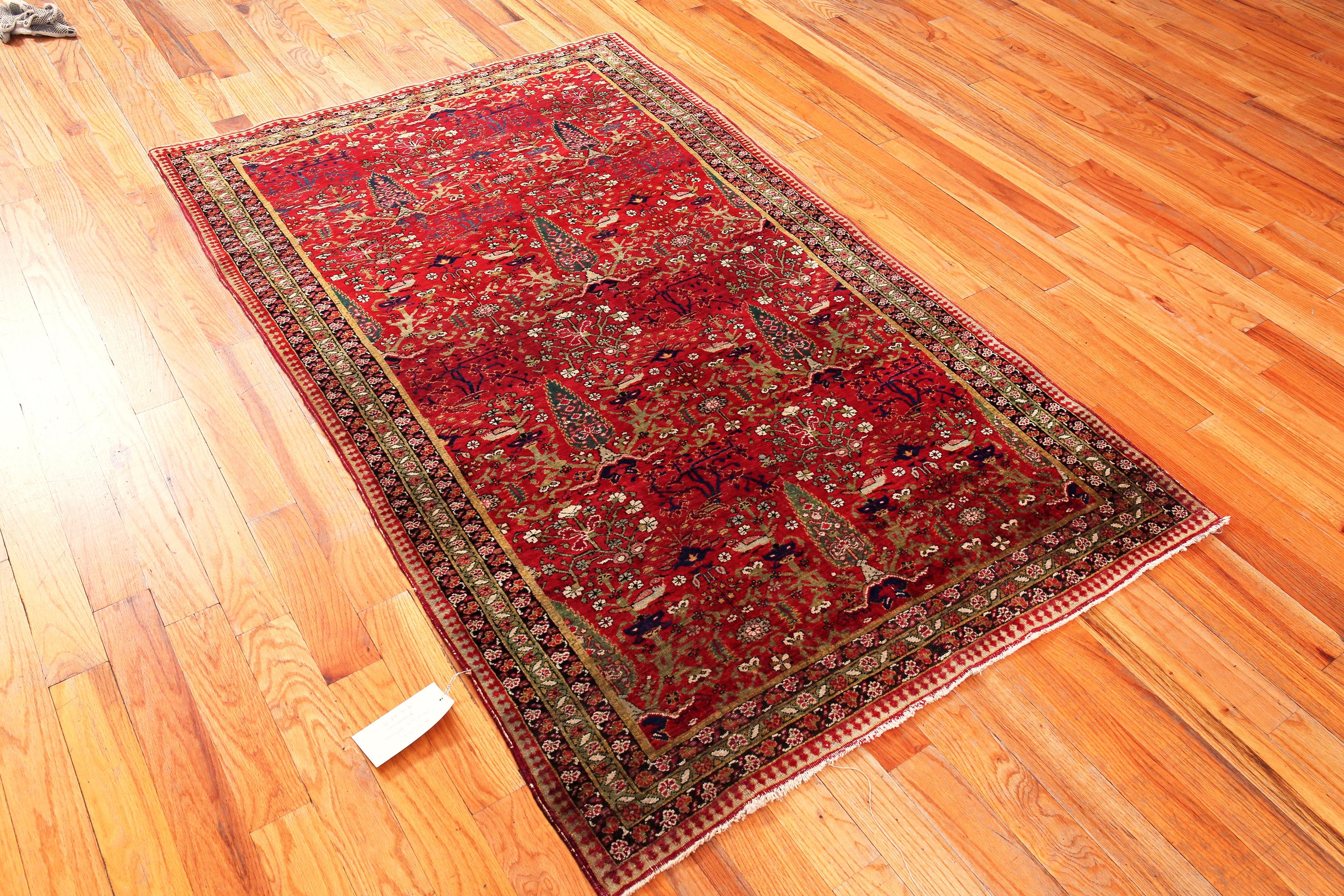 Persian Nazmiyal Collection Kerman Cypress Tree Design Rug 4 ft x 6 ft 8 in For Sale