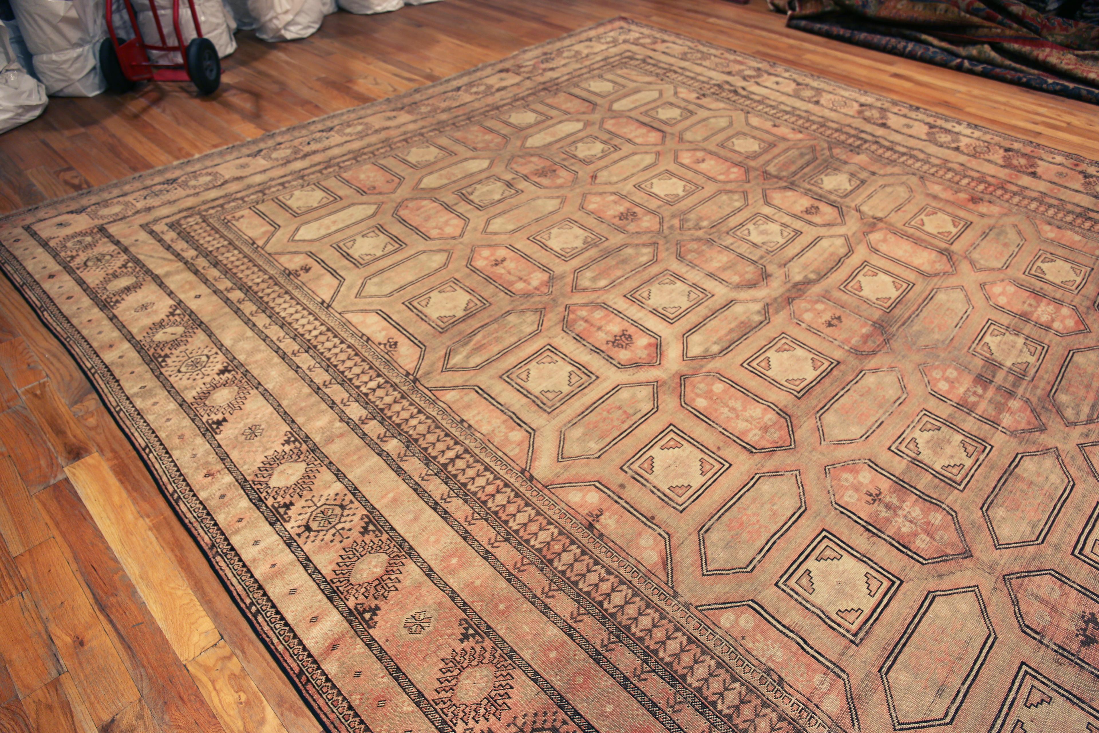 Tribal Nazmiyal Collection Large Antique Beshir 12 ft x 17 ft 4 in For Sale
