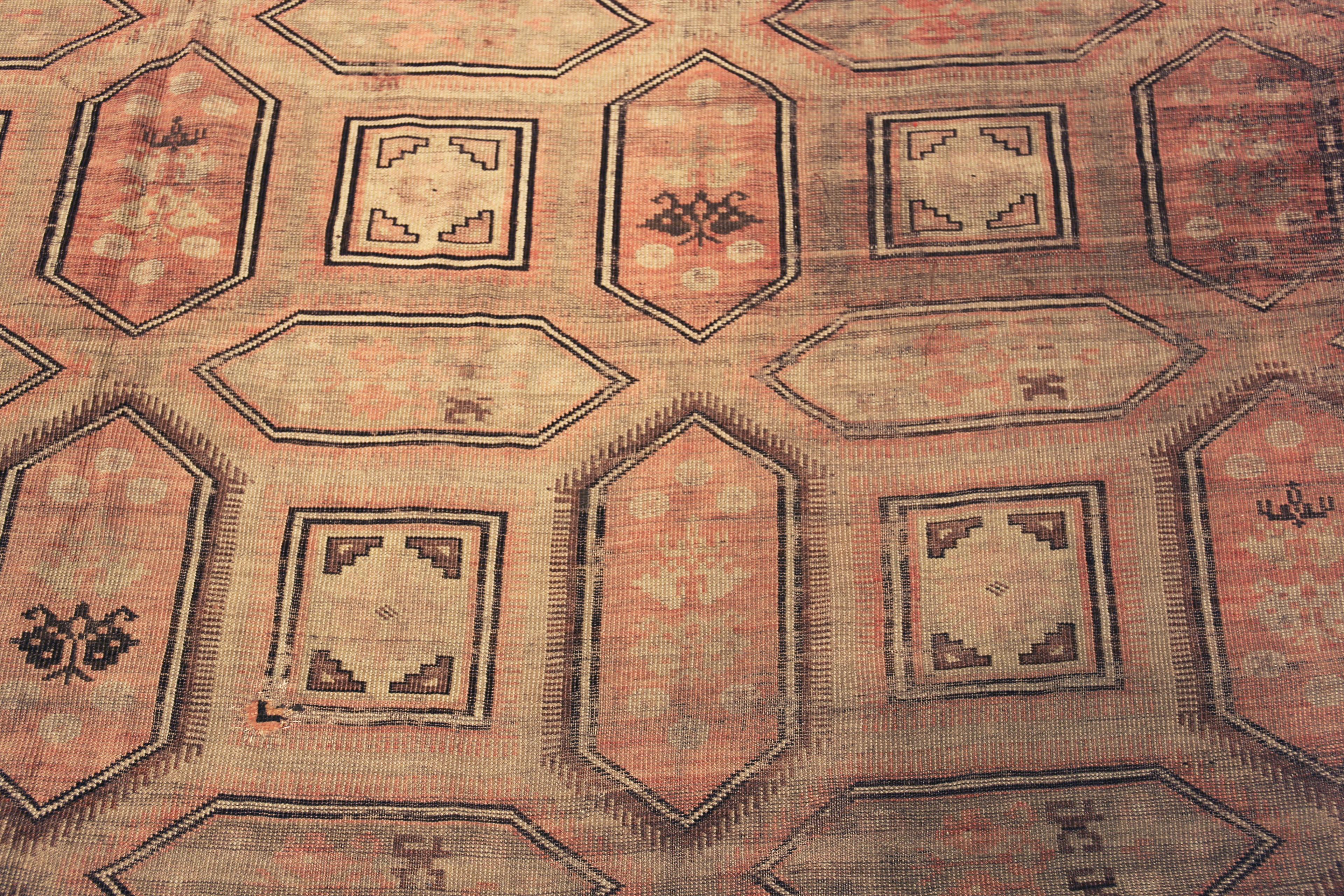 Nazmiyal Collection Large Antique Beshir 12 ft x 17 ft 4 in For Sale 1