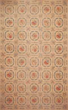 Nazmiyal Collection Large Antique English Needlepoint