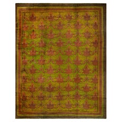 Nazmiyal Collection Large Vintage Irish Donegal Rug 13 ft 6 in x 17 ft 3 in