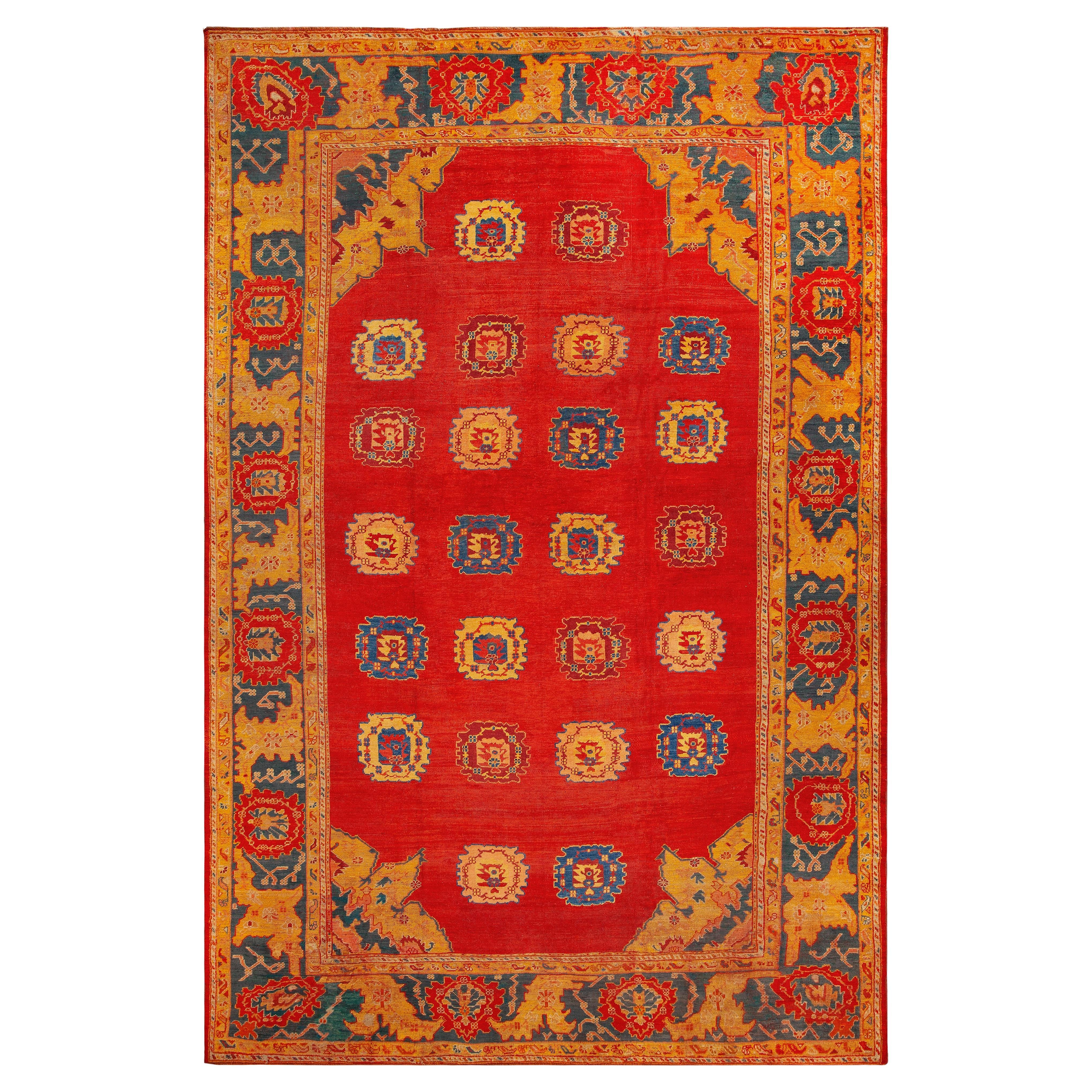 Nazmiyal Collection Large Antique Oushak Rug 10 ft 1 in x 15 ft 6 in