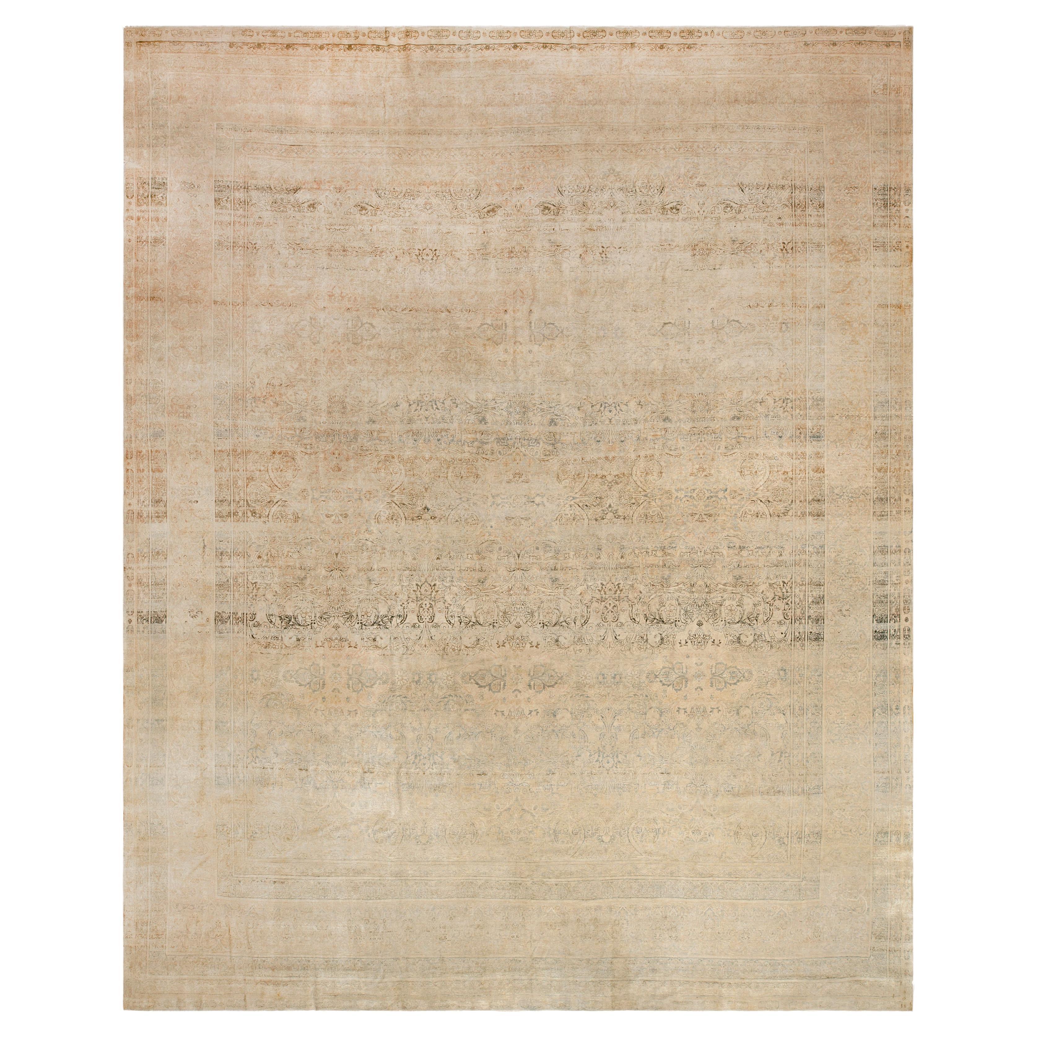 Nazmiyal Collection große antike persische Kerman Teppich 14 ft x 17 ft 6 in