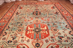 Nazmiyal Collection Large Antique Persian Serapi Rug 12 ft x 19 ft