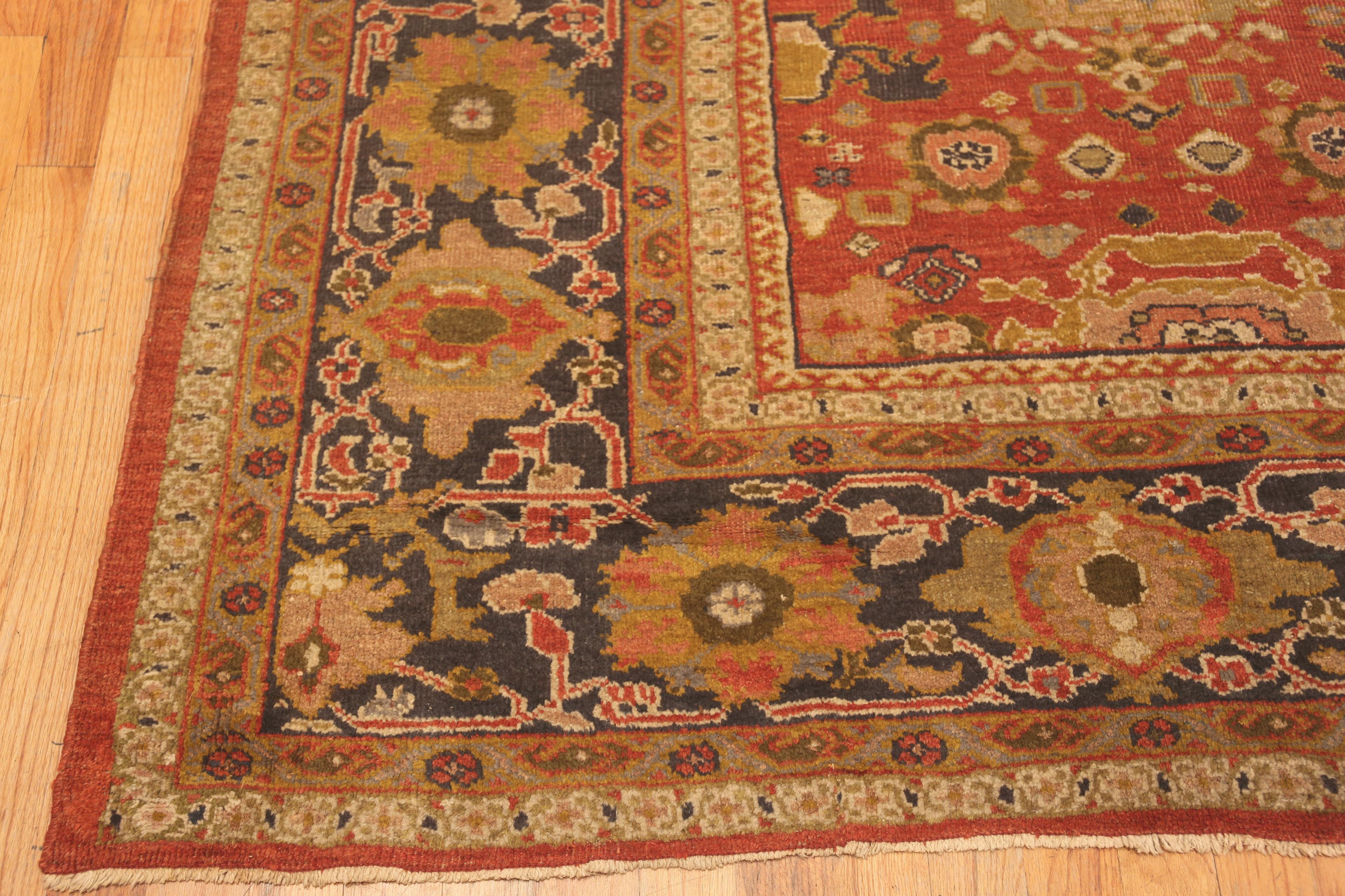 Großer antiker persischer Sultanabad-Teppich aus Sultanabad. 13 ft 5 in x 17 ft 2in (Handgeknüpft) im Angebot