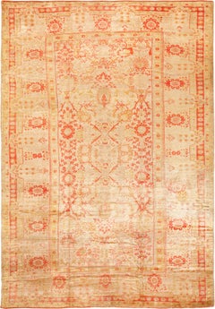 Nazmiyal Collection Large Antique Turkish Oushak Rug 10 ft 8 in x 16 ft 4 in