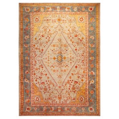 Nazmiyal Collection Large Antique Turkish Oushak Rug 14 ft x 19 ft 10 in