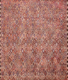Collection Nazmiyal, grand tapis moderne en laine à motif de diamants, 14'6" x 16'11"
