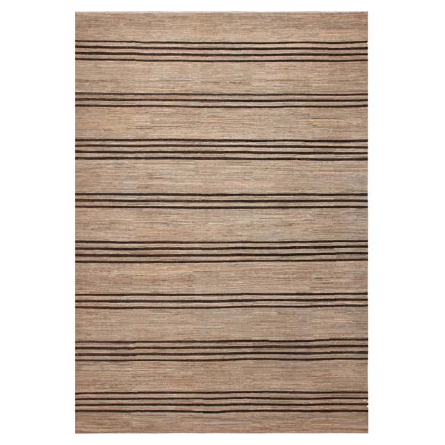 Nazmiyal Collection Earthy Brown Tribal Geometric Modern Rug 10' x 13'5 ...