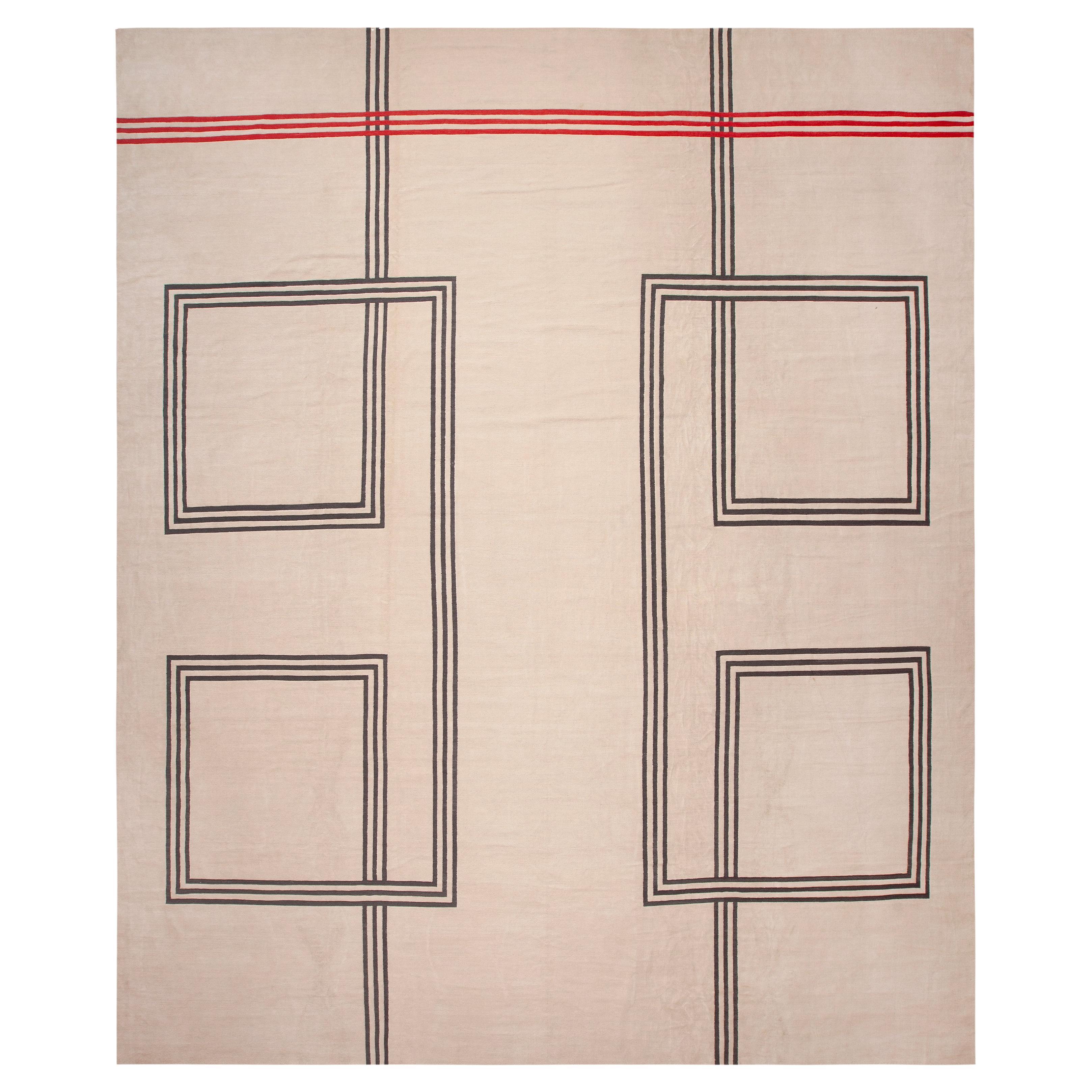 Nazmiyal Collection Large Geometric Art Deco Design Rug 15' x 18'