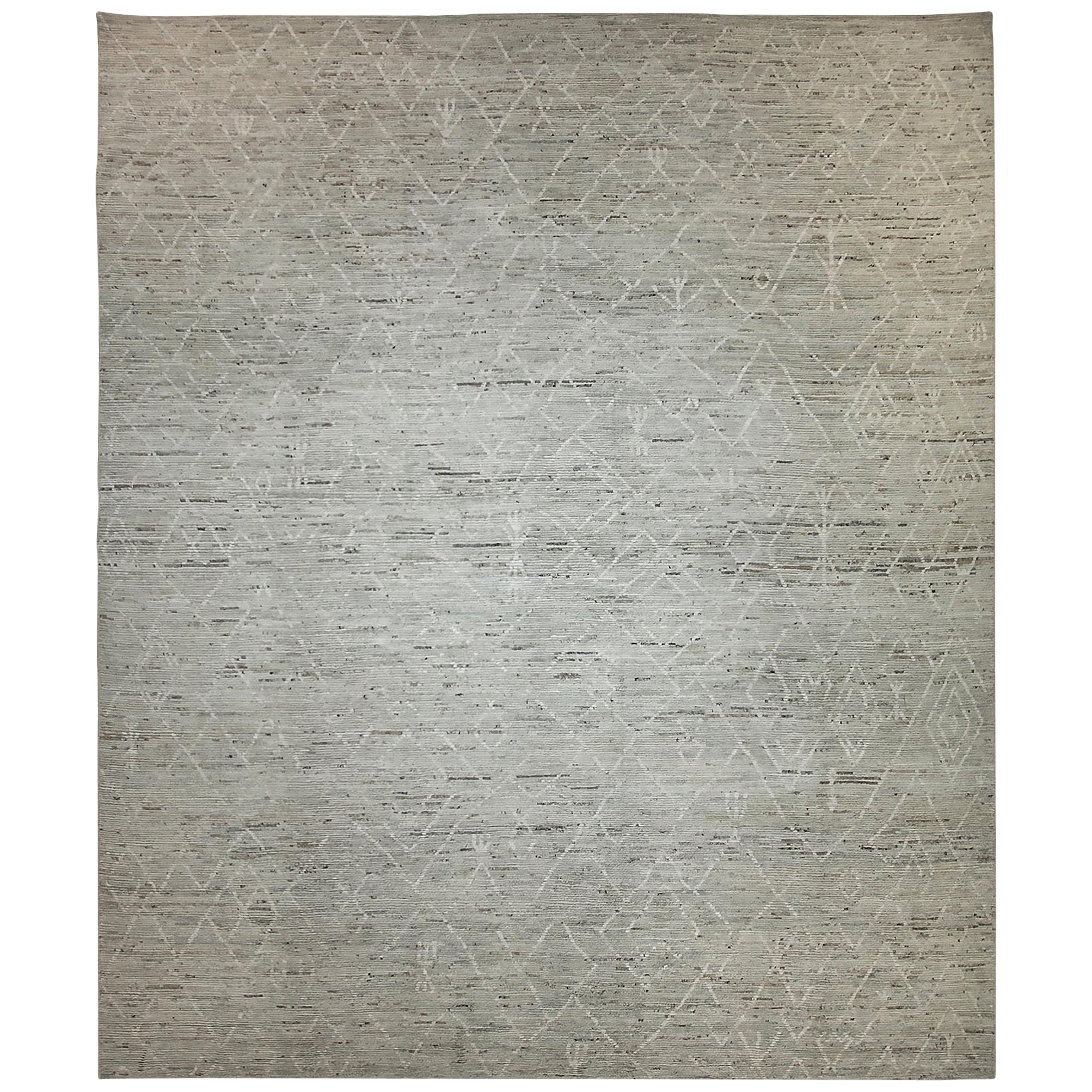 Nazmiyal Collection Modern Moroccan Style Rug. 13 ft 4 in x 15 ft 8 in
