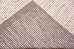 Nazmiyal Collection Large Ivory Decorative Modern Area Rug 12'2" x 17'5"