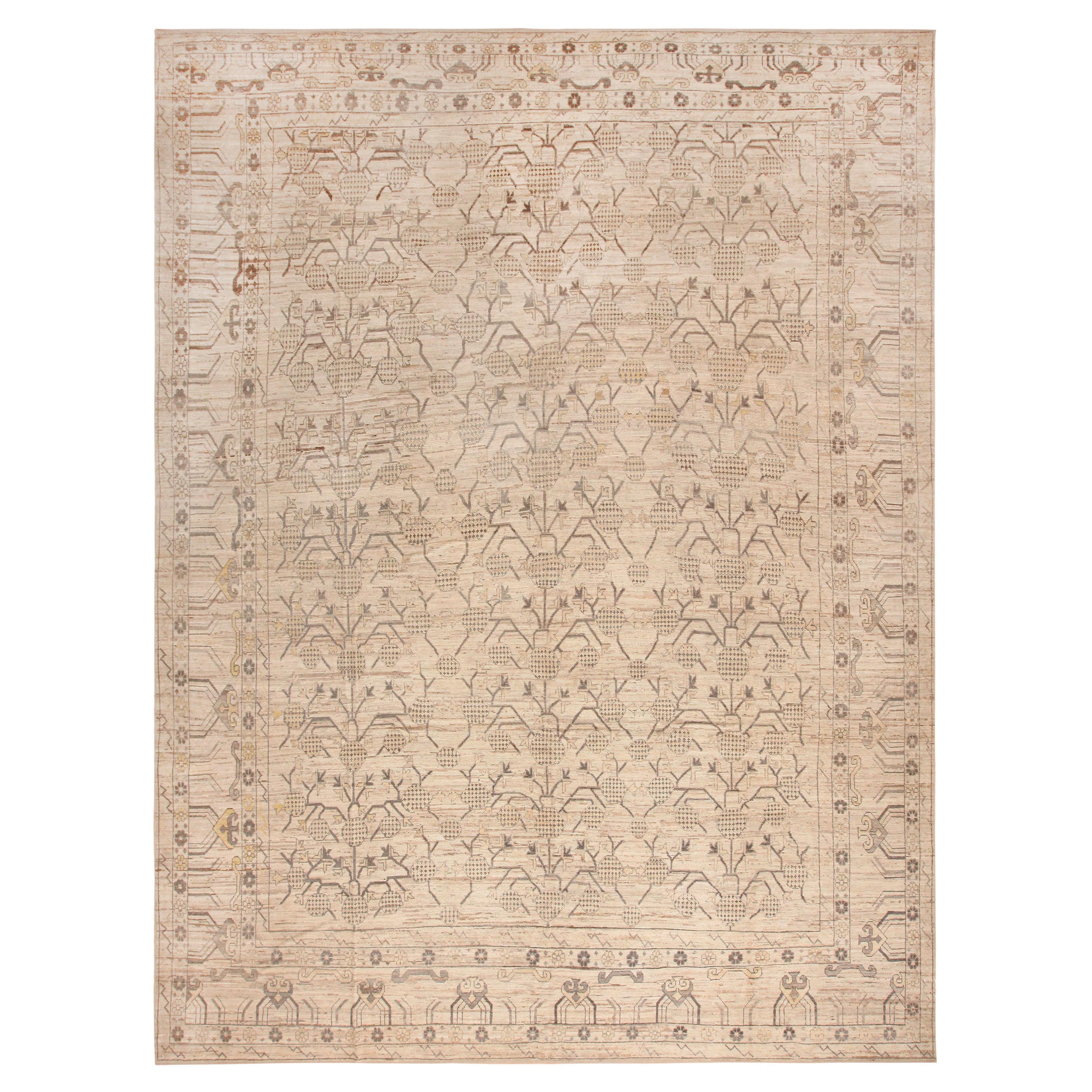 Nazmiyal Collection Large Modern Decorative Area Rug 13'9" x 18'2" For Sale
