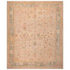 Tappeto moderno Oushak turco di grandi dimensioni Nazmiyal Collection. 13 ft 10 in x 16 ft 6 in