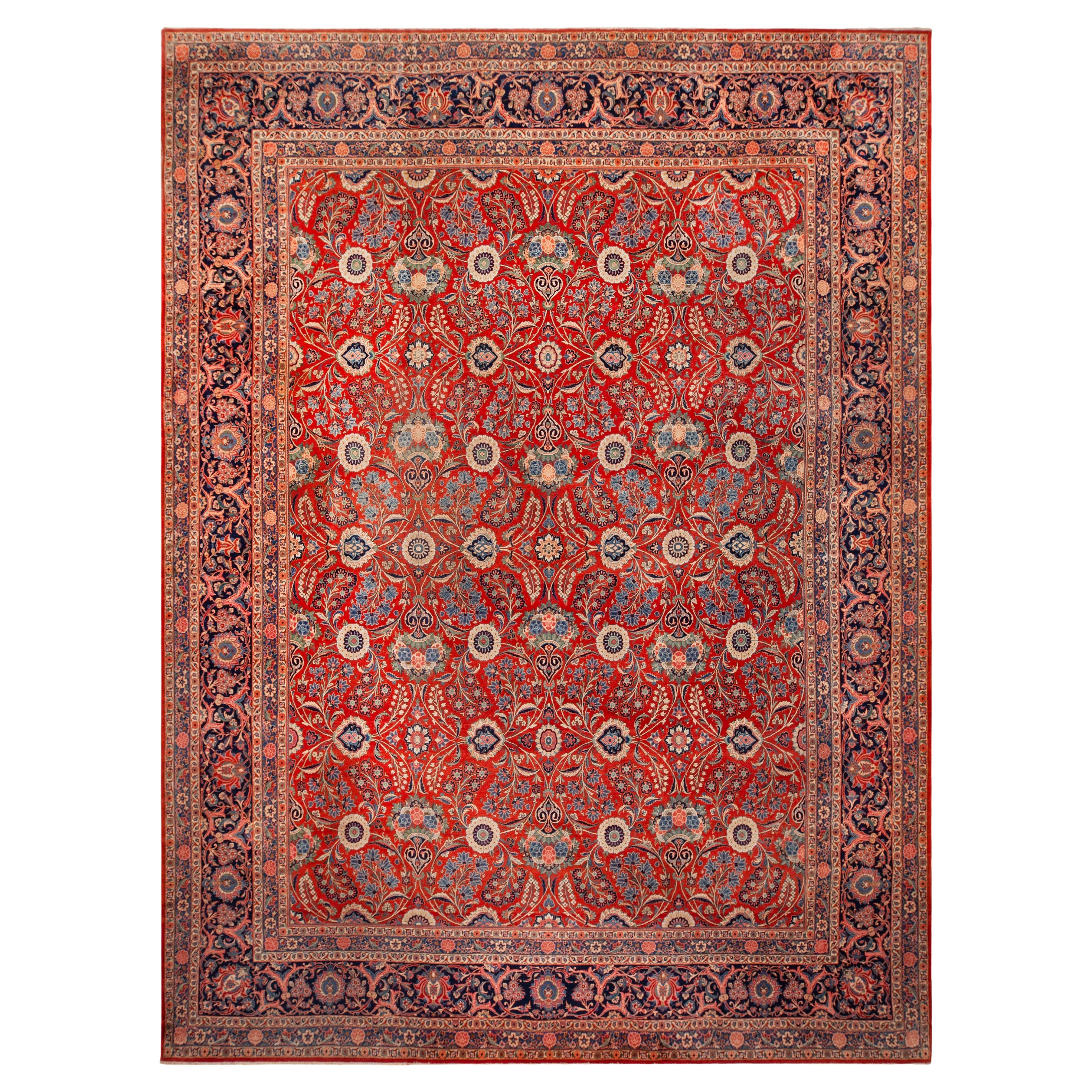 Nazmiyal Collection große persische Kashan Sichel Teppich 12 ft 4 in x 16 ft 6 in
