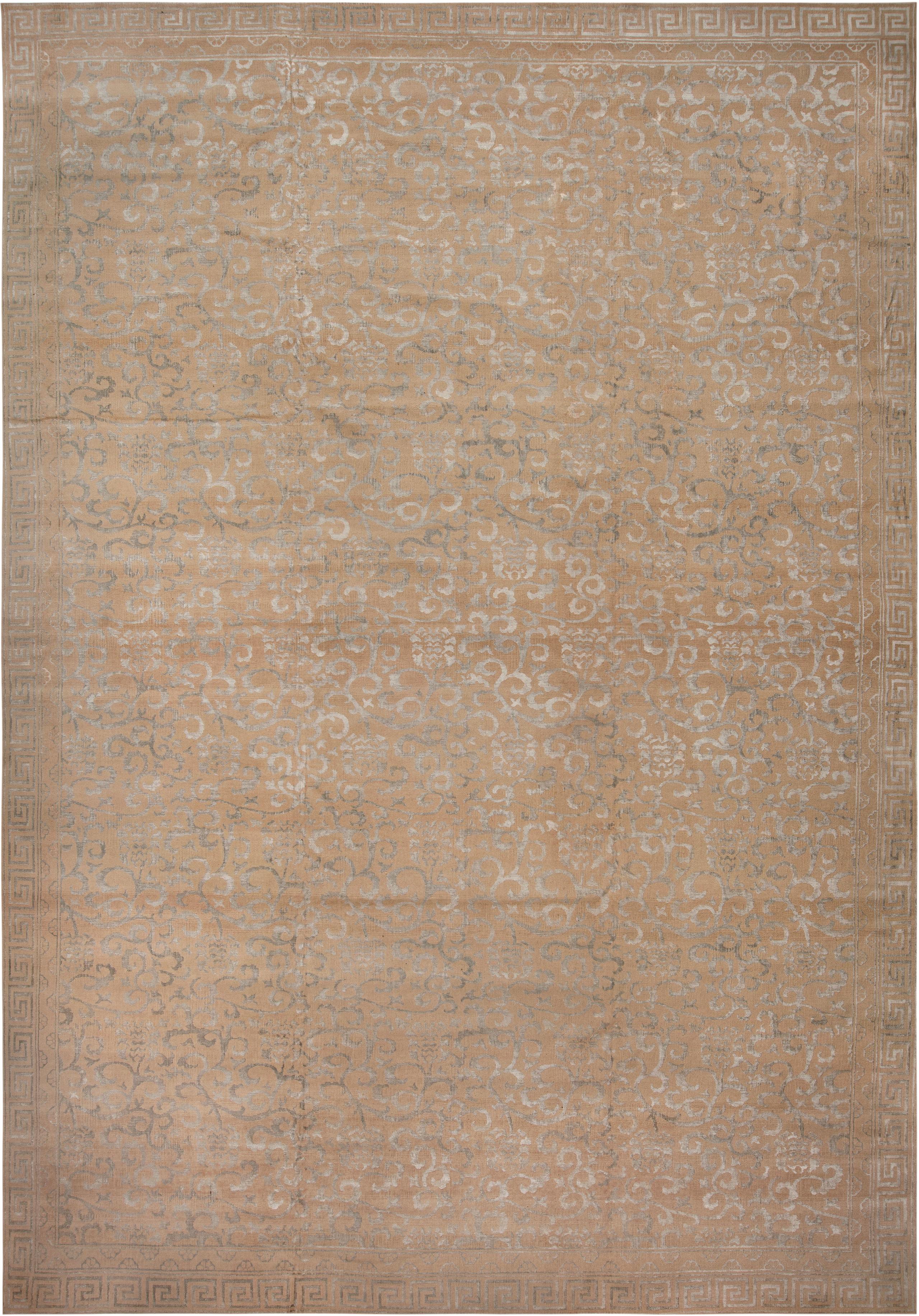 Moderno Tappeto moderno grande in seta e lana Collection'S 12' x 17'7