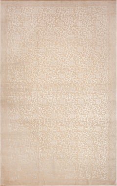 Nazmiyal Collection Large Silk & Wool Pile Modern Rug 12'3" x 19'8"