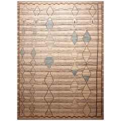 Nazmiyal Collection Large Tribal Diamond Pattern Modern Area Rug 13'7" x 18'6"