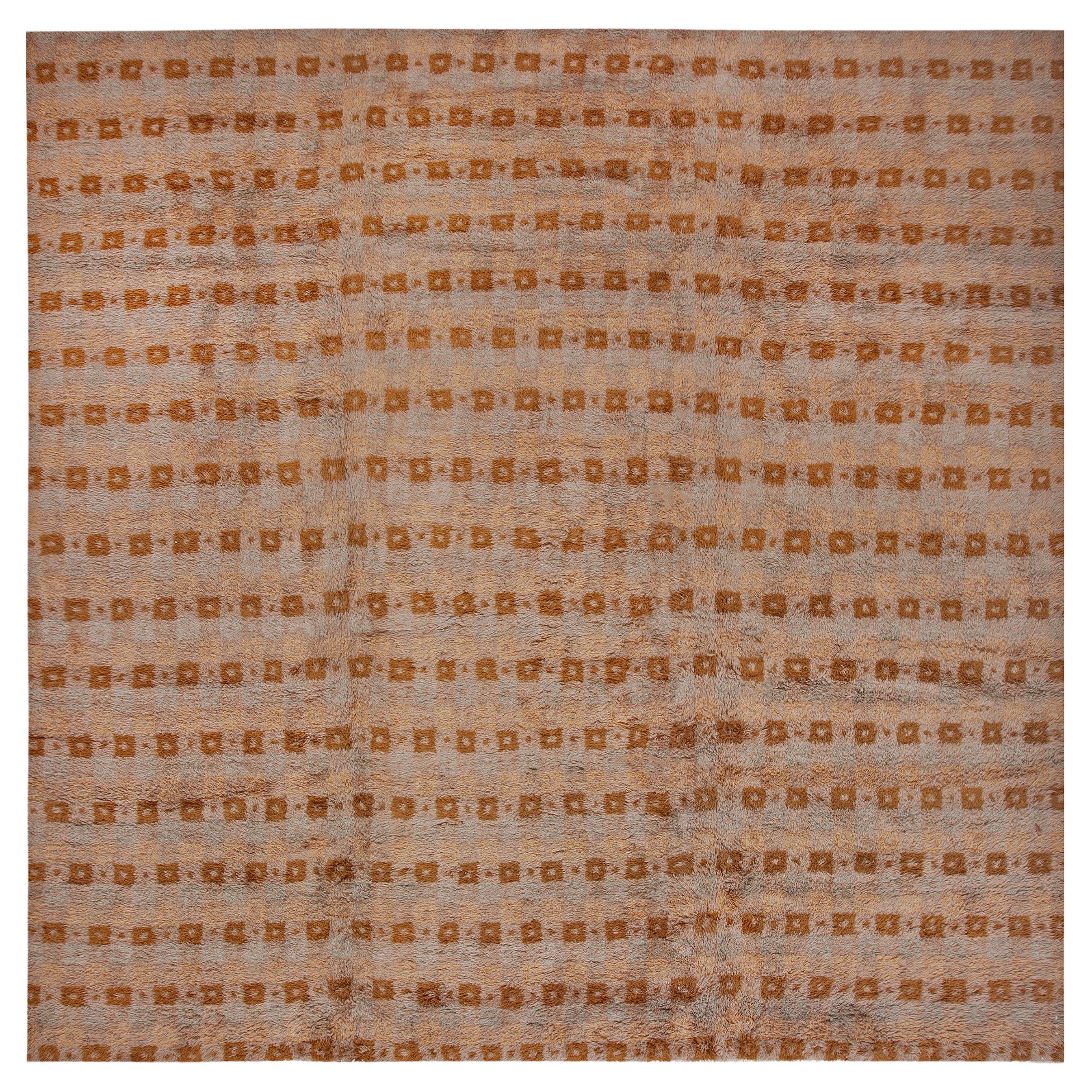 Nazmiyal Collection Mid-Century Modern Design Rug 11'10" x 11'10" For Sale