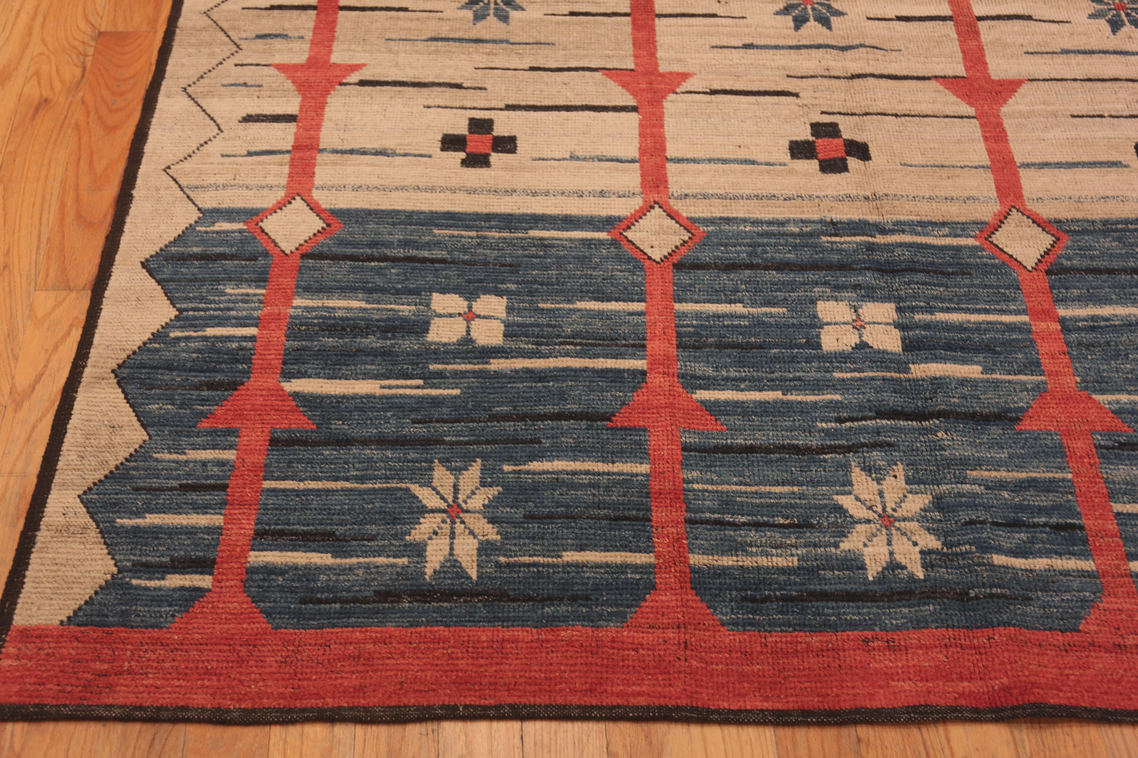 Mid-Century Modern Nazmiyal Collection Mid-century Modern Design Rug. 9 ft 5 in x 12 ft 3 in For Sale