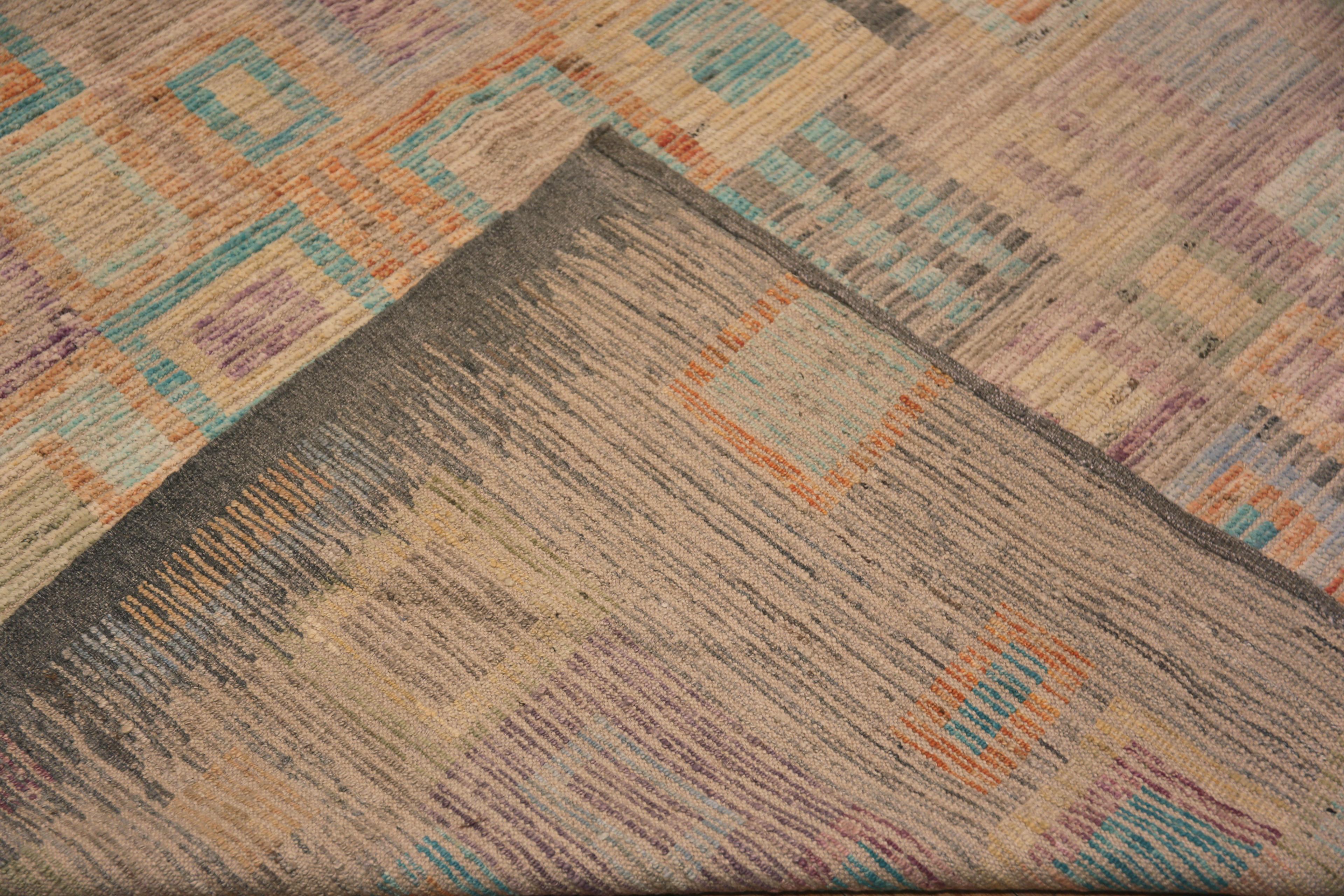 Wool Nazmiyal Collection Mid Century Modern Geometric Modern Area Rug 13'7