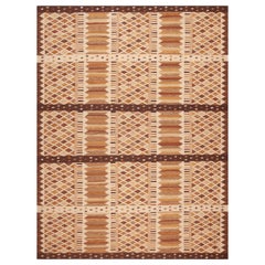 Collection Nazmiyal, design suédois moderne du milieu du siècle dernier, tapis Kilim 9'2" x 11'10"
