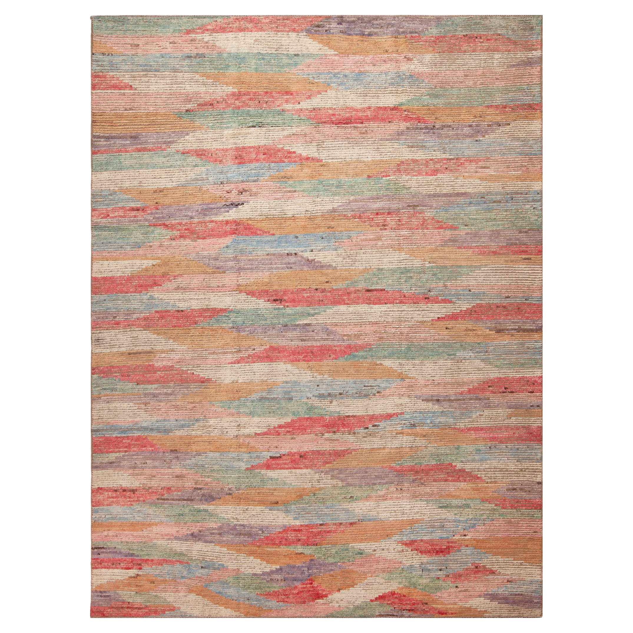Nazmiyal Collection Modern Abstract Contemporary Room Size Area Rug 9'3" x 12'3"