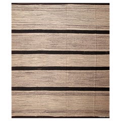 Nazmiyal Collection - Tappeto Kilim a tessitura piatta dal design astratto e moderno - 12'11" x 15'