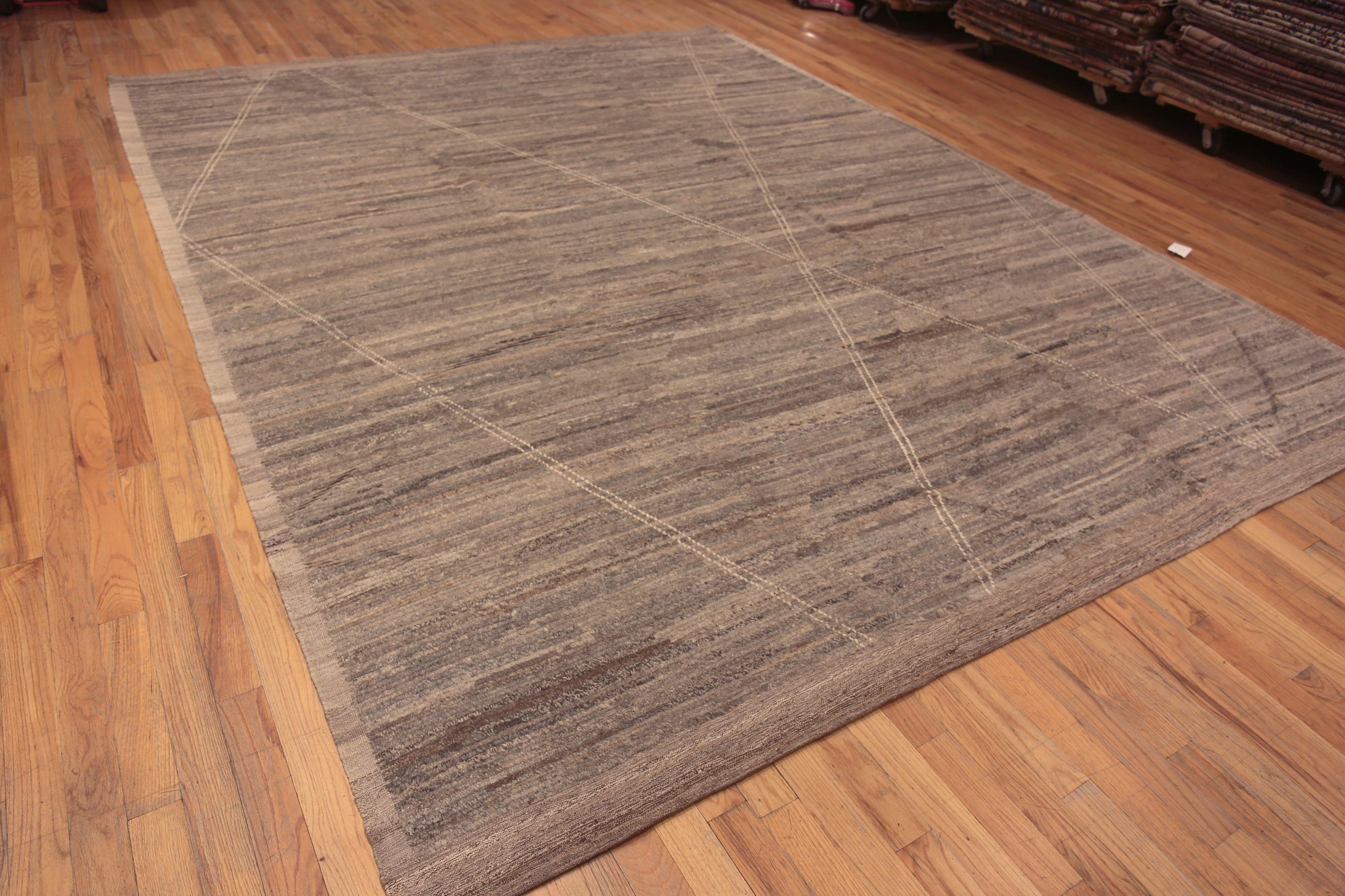 Central Asian Nazmiyal Collection Modern Abstract Minimalist Tribal Area Rug 10'8