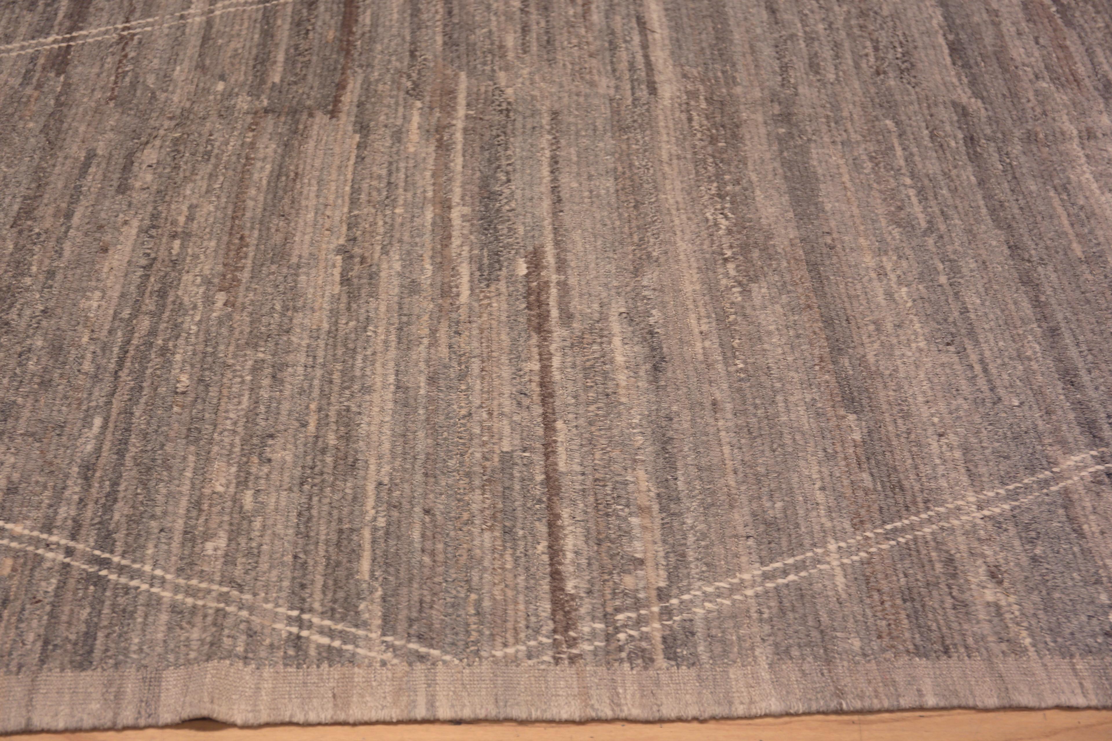 Wool Nazmiyal Collection Modern Abstract Minimalist Tribal Area Rug 10'8
