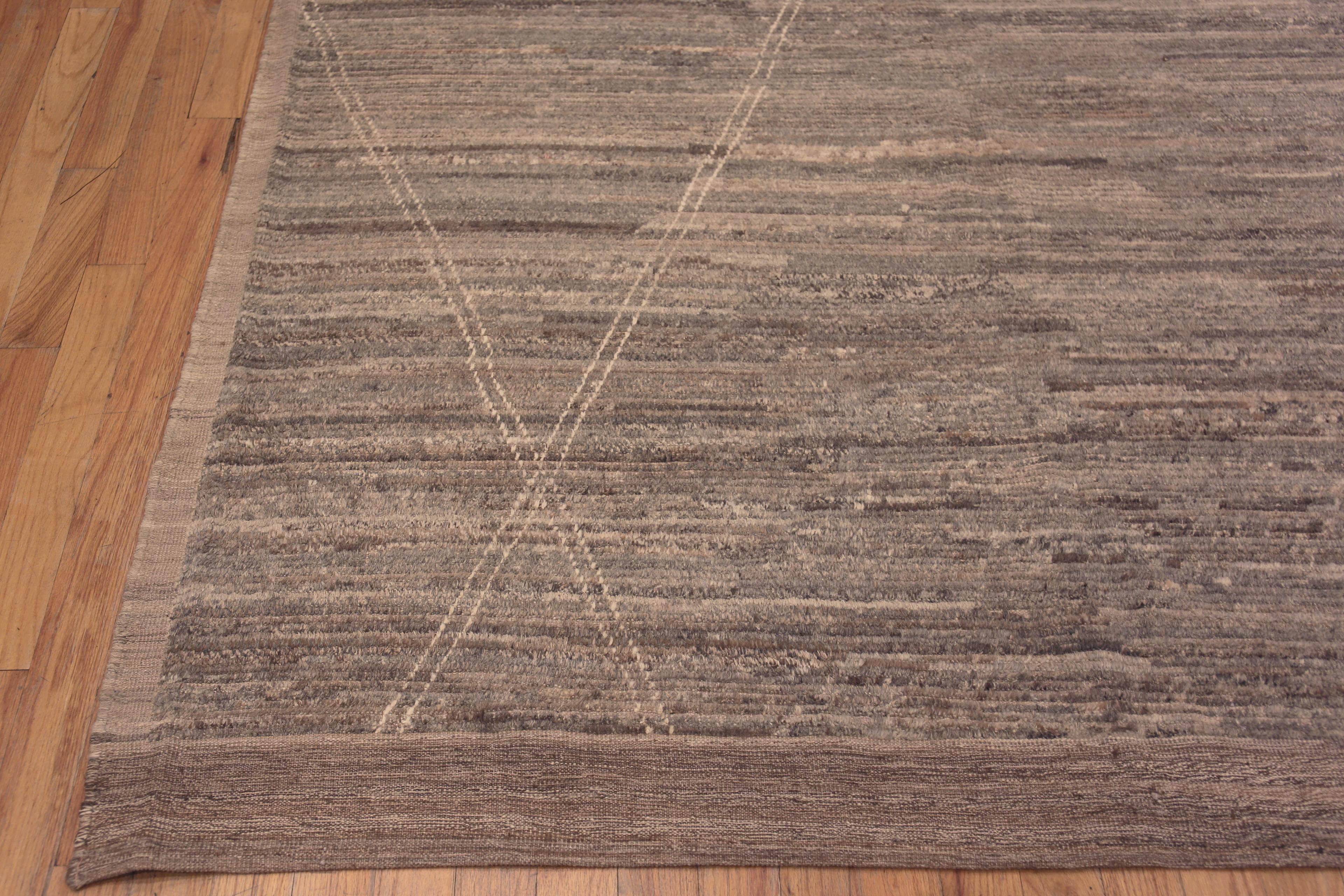 Nazmiyal Collection Modern Abstract Minimalist Tribal Area Rug 10'8