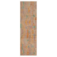 Collection Nazmiyal, tapis de course géométrique et artistique moderne, 2' 10' x 9'6"