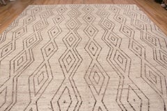 Nazmiyal Collection Modern Berber Beni Ourain Design Area Rug 12'6" x 18'2"