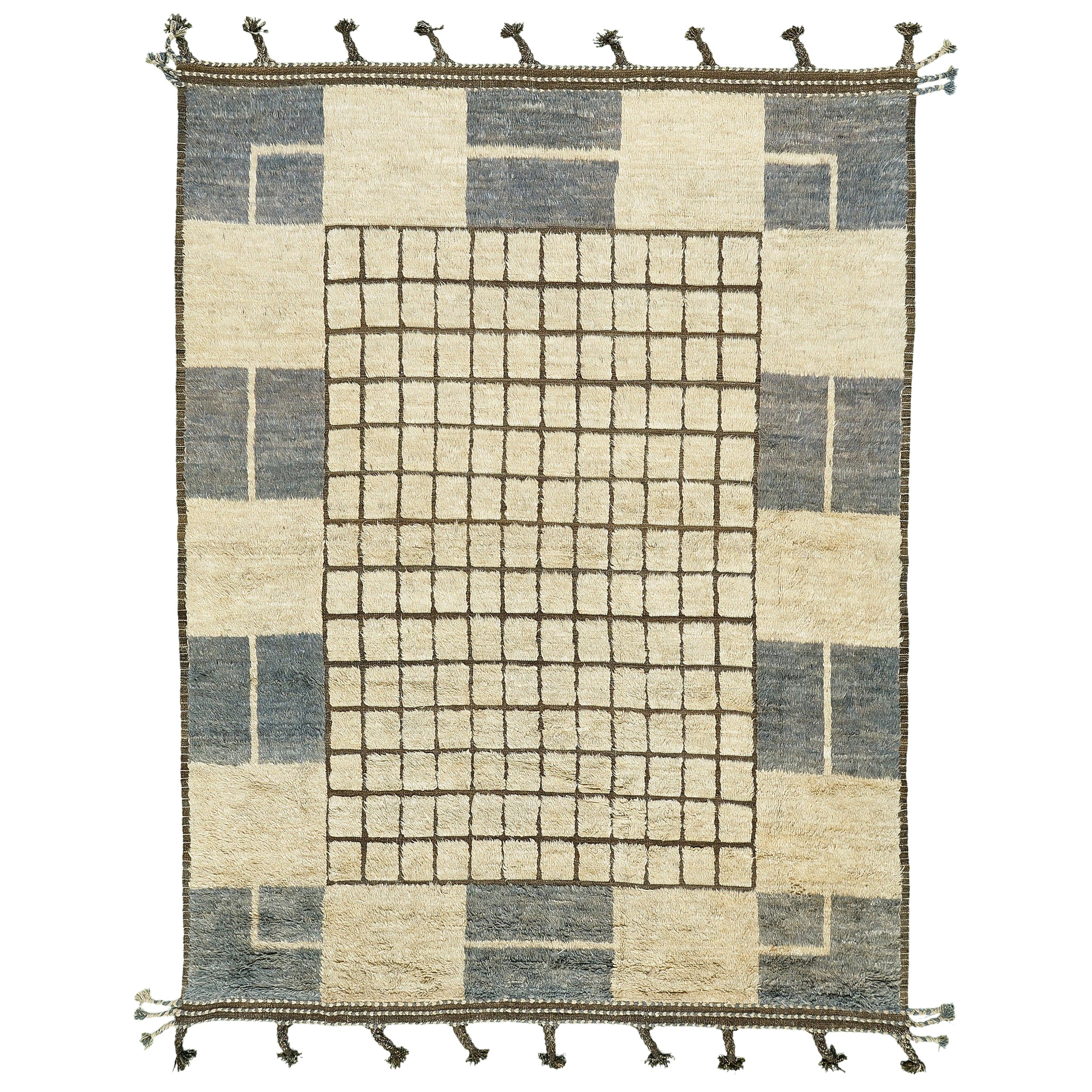 Nazmiyal Collection Modern Boho Chic Rug. Size: 10 ft 2 in x 13 ft 10 in