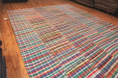 Nazmiyal Collection Modern Colorful Rag Rug. 12 ft 2 in x 14 ft 10 in