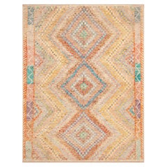Tappeto Geometrico Moderno Contemporaneo Collection Nazmiyal 5 ft 2 in x 6 ft 8 in