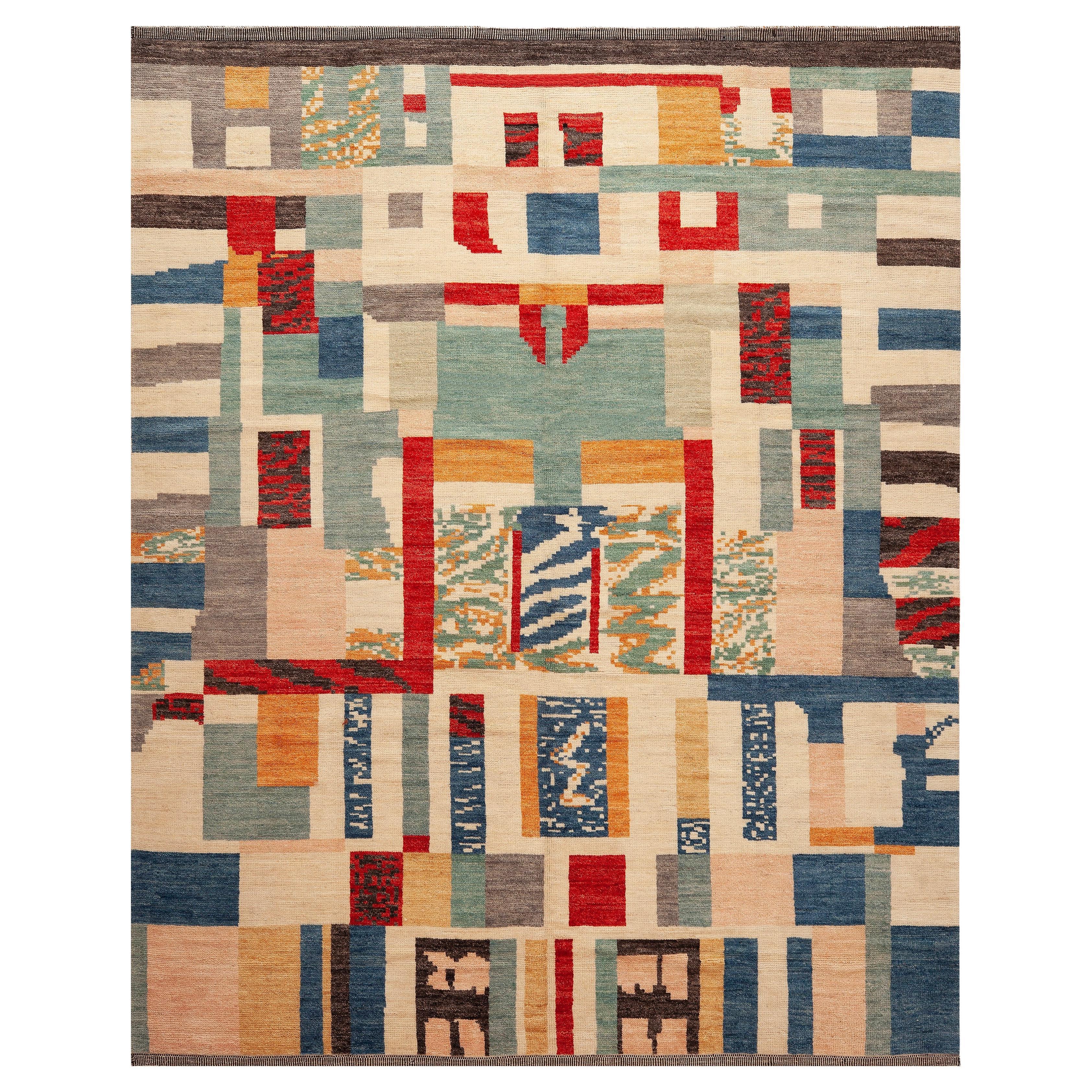 Tappeto svedese moderno e contemporaneo Collection'S 8 ft 10 in x 10 ft 9 in