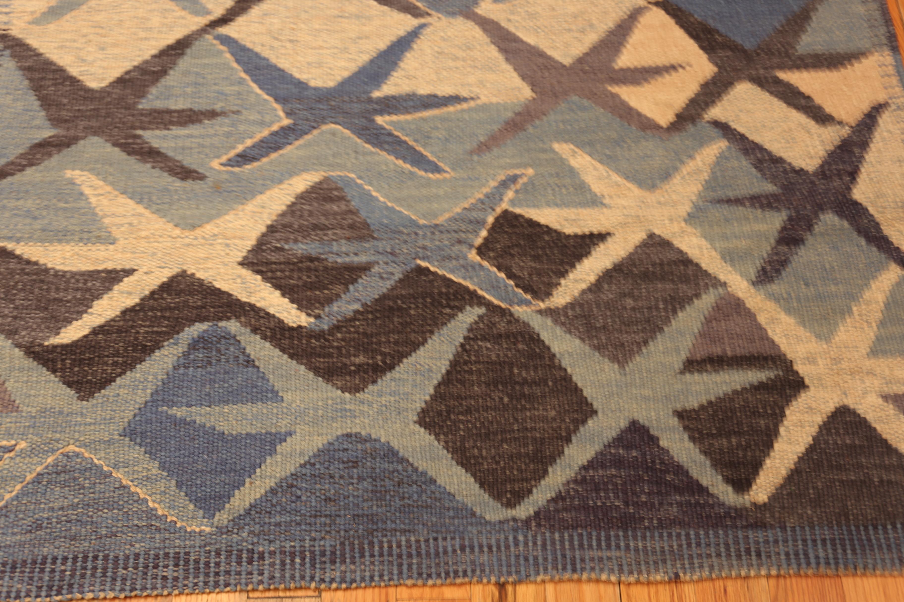 Moderno Nazmiyal Collection Tappeto Kilim in stile moderno e contemporaneo 4' 5