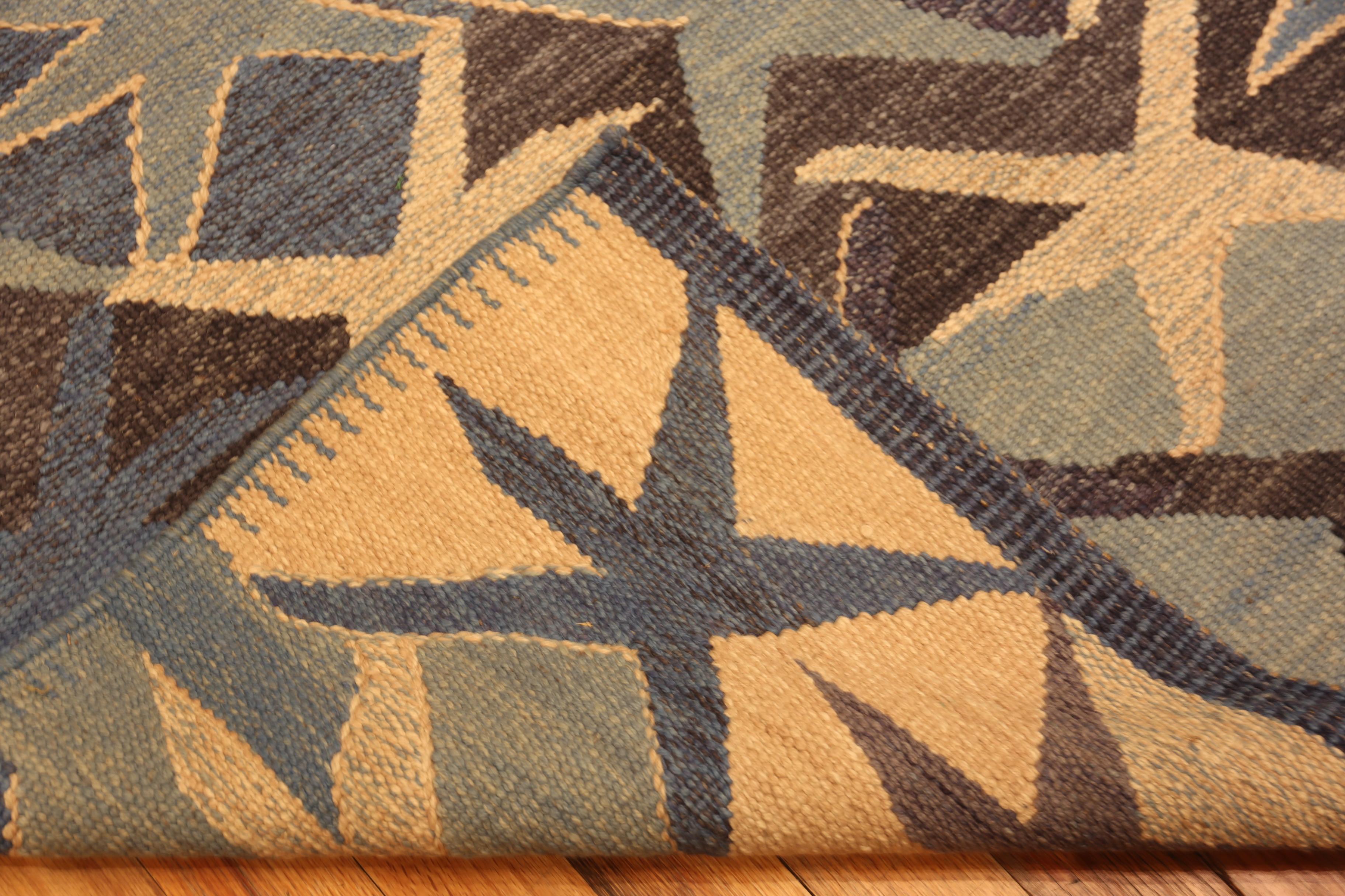 Afghano Nazmiyal Collection Tappeto Kilim in stile moderno e contemporaneo 4' 5