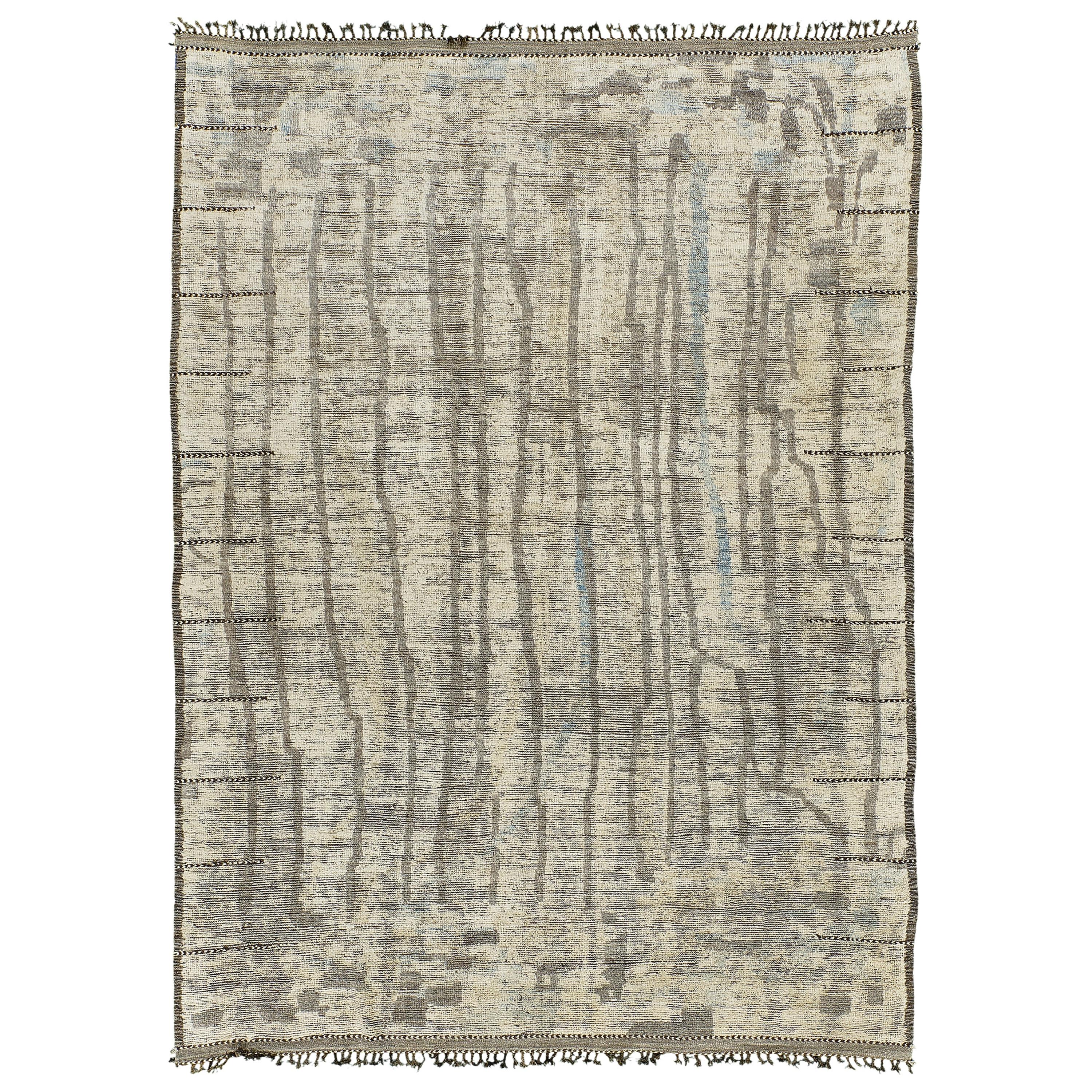 Nazmiyal Collection Modern Distressed Rug 9 ft 10 in x 14 ft 2 in 