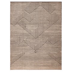 Nazmiyal Collection'S  Moderner geometrischer Art-Déco-inspirierter Teppich 9'3" x 12'3"