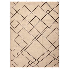 Nazmiyal Collection Tappeto d'area moderno con design geometrico misura 9'3" x 12'3"
