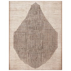 Nazmiyal Collection Tappeto da Area in Pile di Lana con Design Geometrico Moderno 10'7" x 13'10"